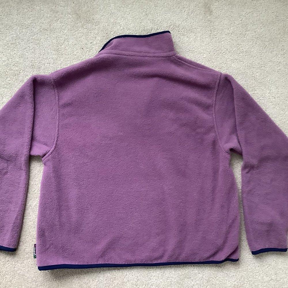 Vintage EMS Polartec fleece purple pullover Large, LN condition, USA-made - Picture 4 of 5